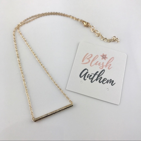 3 for $25⚡️textured tube bar necklace - Picture 4 of 7